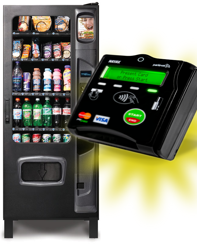 We service cashless pay systems and vending machines